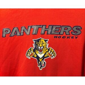 Florida Panthers Hockey Champions Hoodie Sweatshirt Red Mens 2XL kangaroo pocket